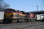 Grain train eases west